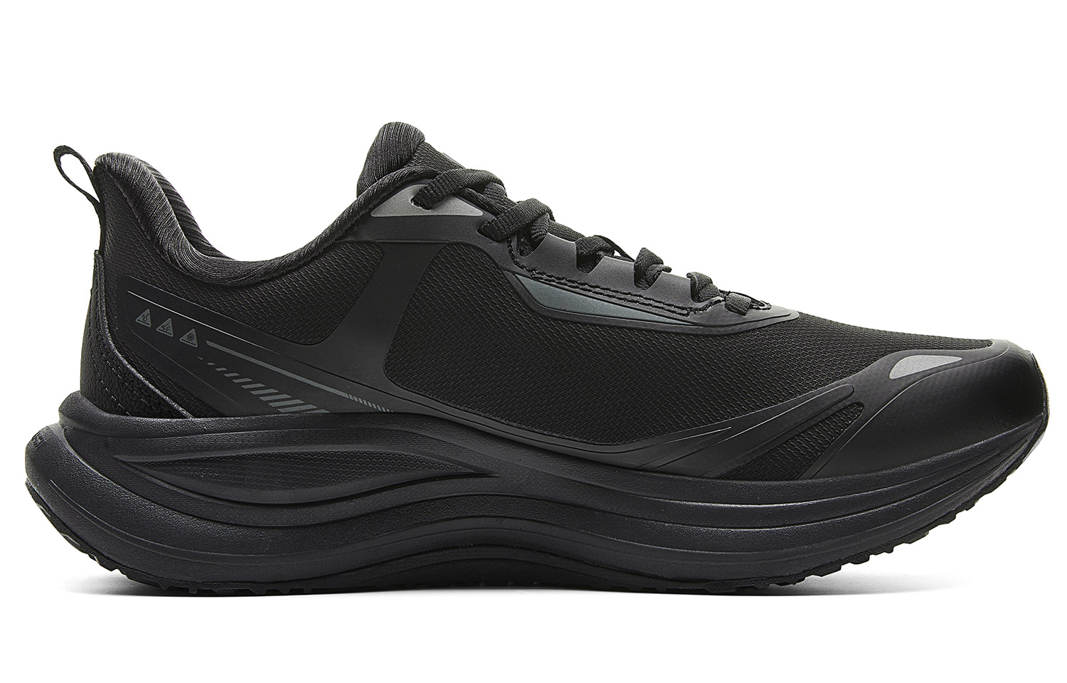 PEAK Abrasion Resistant Coverage Rebound Low top Running Shoes Women’s All Black