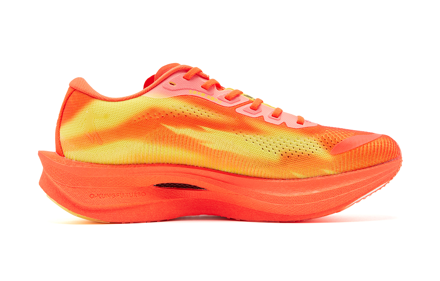 QIAODAN Strong Wind 3.0 PRO Running Shoes Men’s Low Top Dutch Orange/Spectrum Yellow