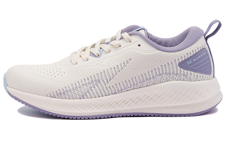 361° Comfortable Slip Resistant, Abrasion Resistant, Breathable, Lightweight Low top Running Shoes Women's White Purple