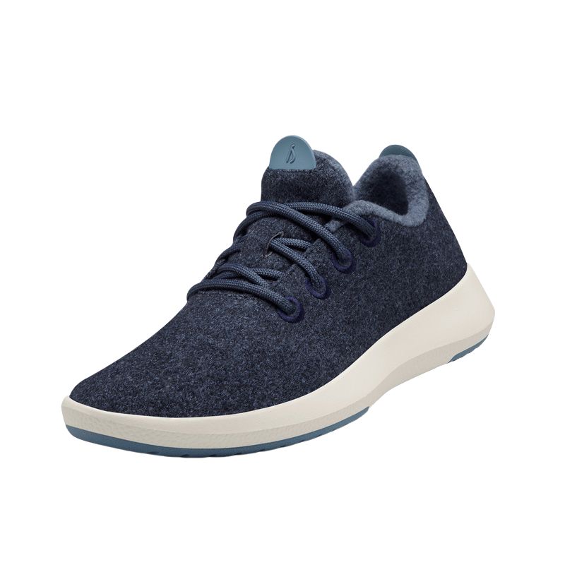 Allbirds Wool Runner Mizzles Abrasion Resistant Low top Casual Running Shoes Women’s Wilderness Star Blue