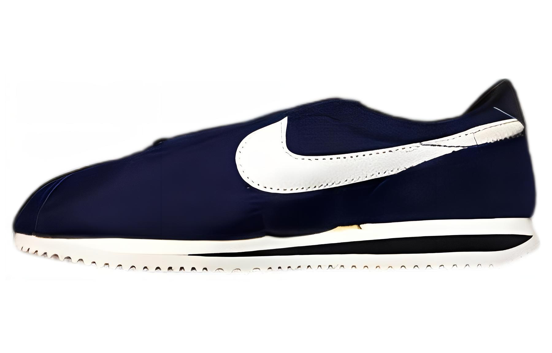Nike Cortez Comfortable Cushioning Low top Casual Running Shoes Men's Blue