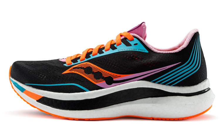 saucony Women’s Endorphin Pro ‘Black Deep Orange’