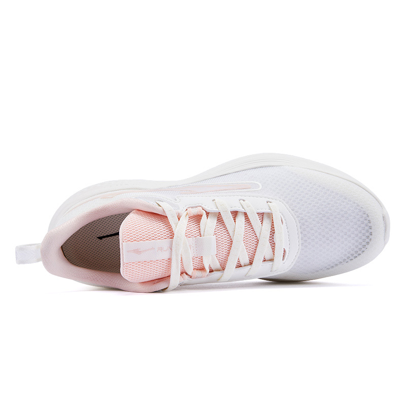 Erke Running Shoes Women’s Low Top Microcrystal White/Color Powder
