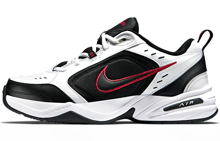 Nike Air Monarch Iv 4E Wide White Red