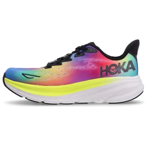 HOKA ONE ONE Clifton 9 Cushioning, Wear Resistant Low top Running Shoes Women's Multicolor