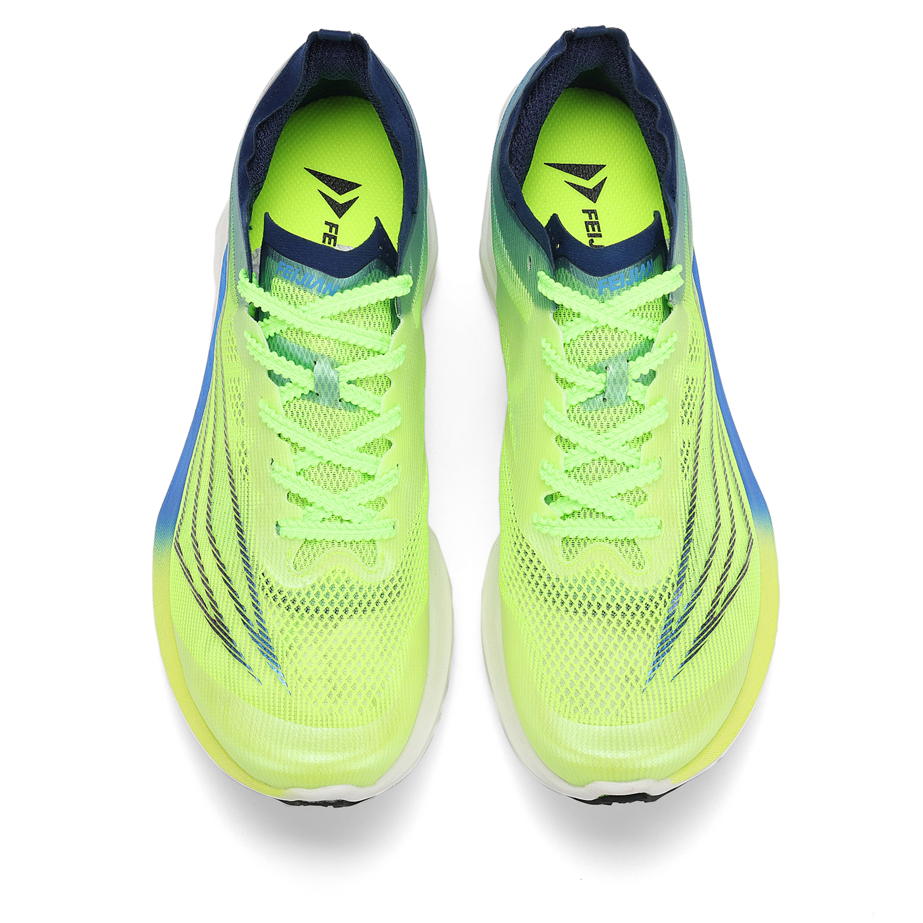 FEIJIAN Running Shoes Unisex Neon Green Blue