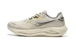 Saucony Phoenix Inferno Firebird 3 Comfortable Cushioning Slip Resistant Low top Running Shoes Unisex Beige Yellow