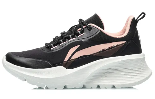 Li Ning Comfortable Lightweight Cushioning Breathable Low top Running Shoes Women's