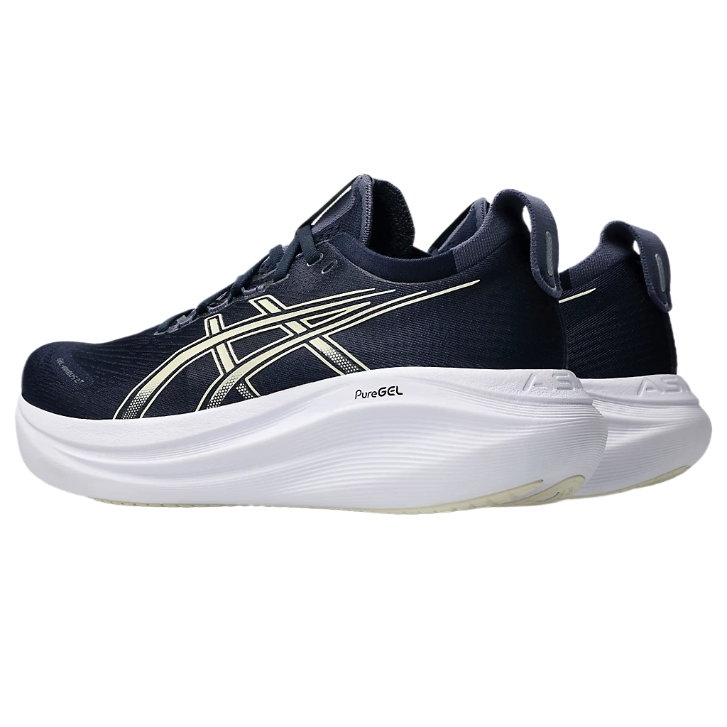 ASICS GEL NIMBUS 27 Fabric Low top Casual Training Racing Running Shoes Men’s Blue