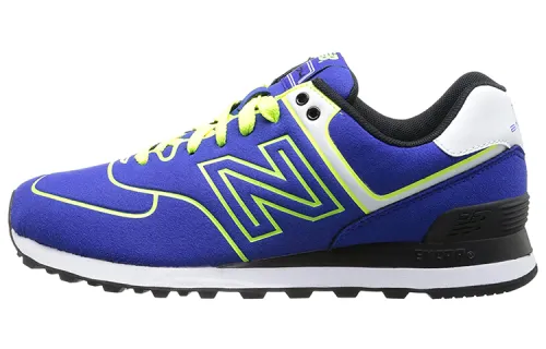 New Balance NB 574 Running Shoes Women's Low Top Royal Blue/Green
