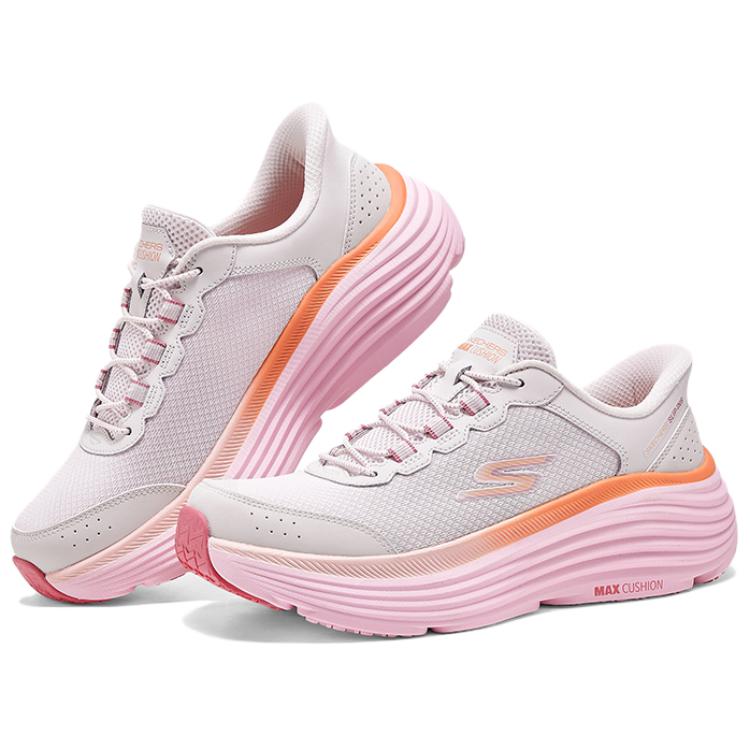 Skechers Slip Ins Abrasion Resistant Low top Casual City Commuting Running Shoes Women’s Pink