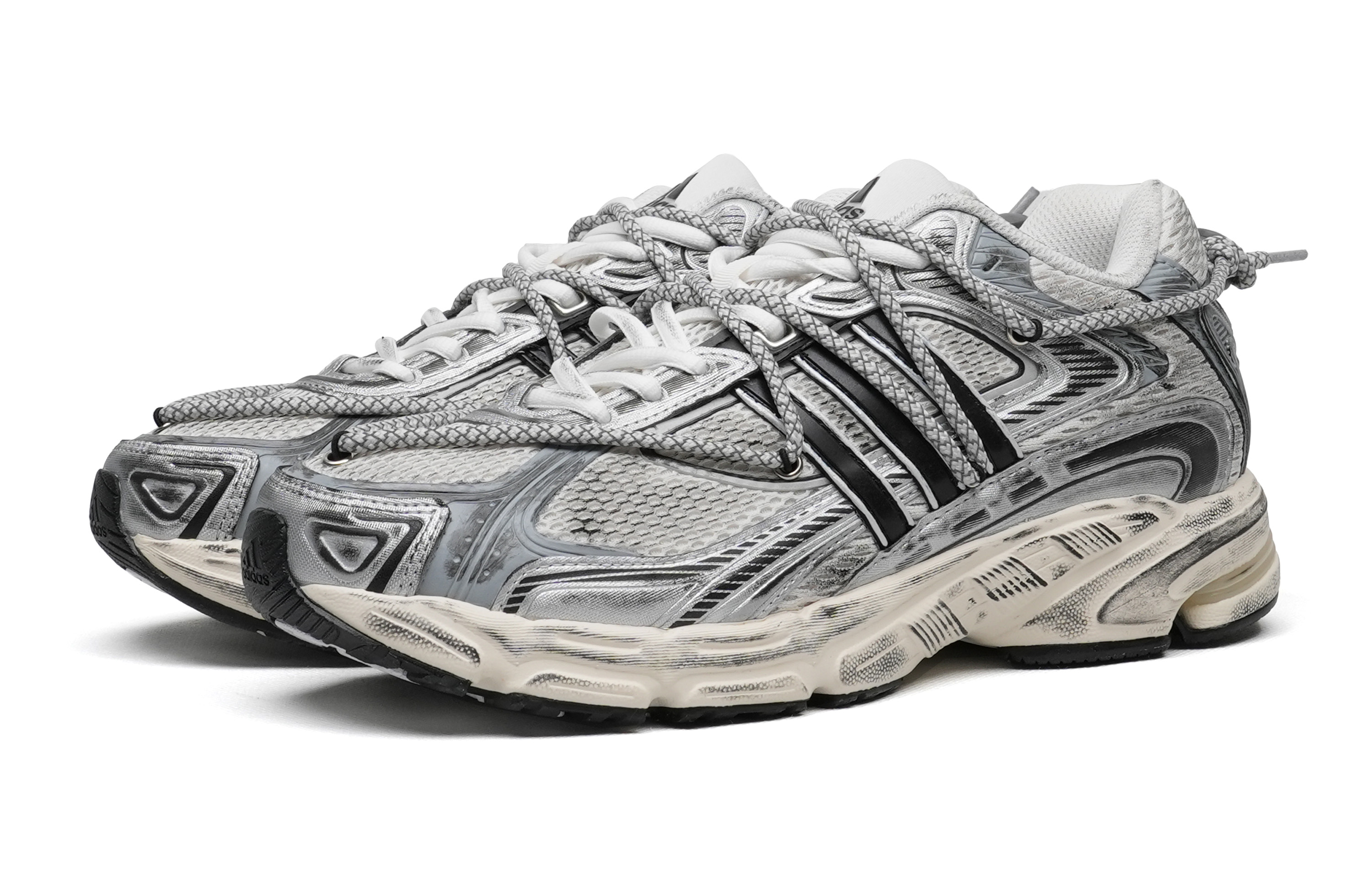Adidas Originals Response Low top Casual Running Shoes Unisex Silver White
