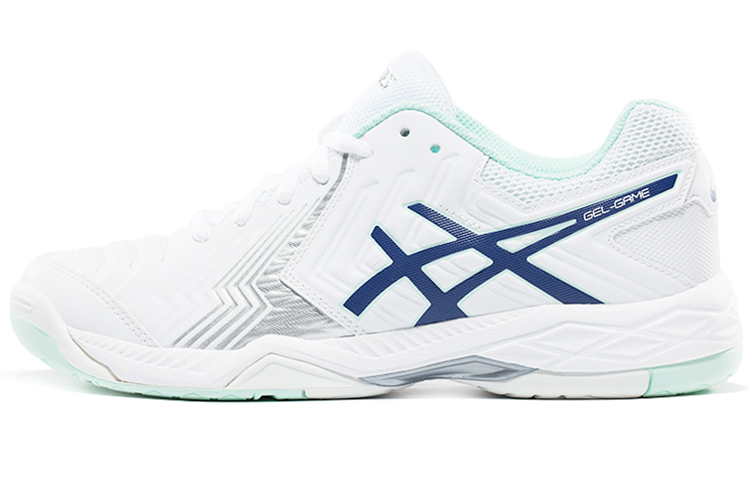 ASICS Gel Game 6 Running Shoes Women's Low Top White/Blue