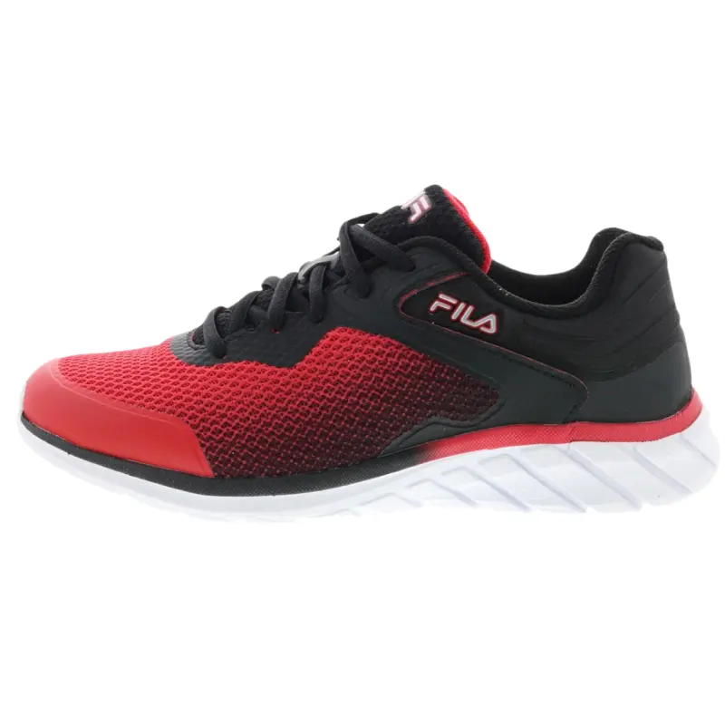 FILA Low top Casual Running Shoes Men's Red Black