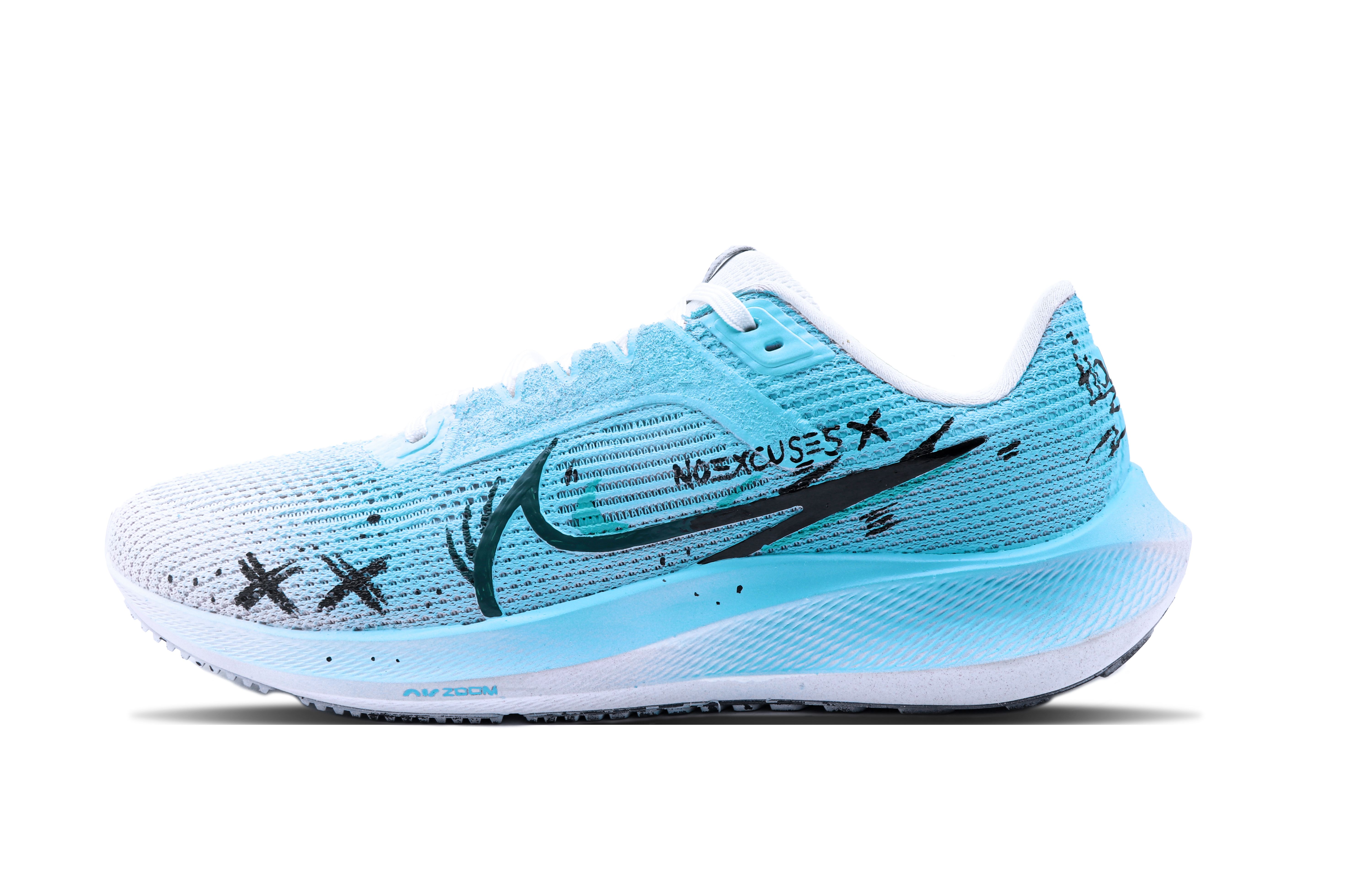 Nike Air Zoom Pegasus 40 Abrasion Resistant Breathable Low top Running Shoes Men’s Blue