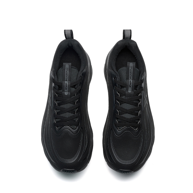 XTEP Abrasion Resistant Slip Resistant Abrasion Resistant Slip Resistant Low top Casual Running Shoes Men’s Black