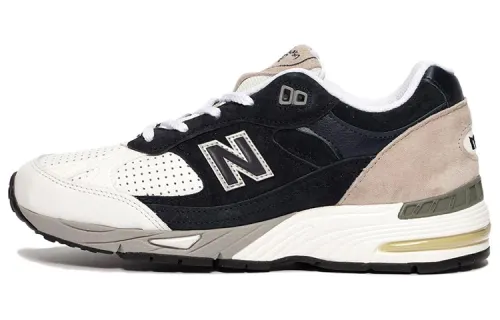 991 Sneakersnstuff x 991 New Balance Made in England 'Perforated Pack - Navy White'