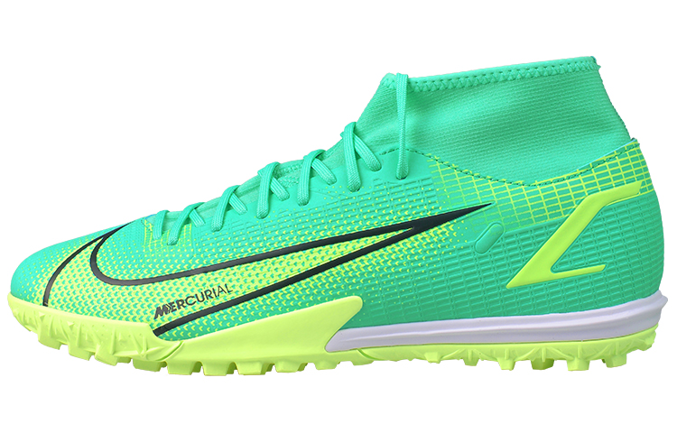 Nike Mercurial Superfly 8 Academy Tf Turf Soccer Shoes 'Blue Neon Green'