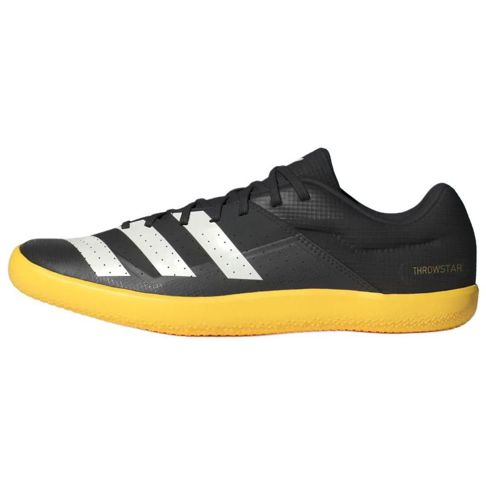 Adidas Abrasion Resistant Abrasion Resistant Low top Running Shoes Men’s Black Yellow White