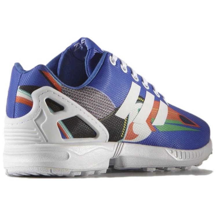 Adidas Originals ZX Flu Slip Resistant Abrasion Resistant Low top Casual Running Shoes Women’s Blue White