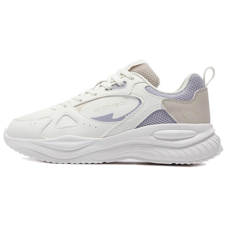 361° Slip Resistant Abrasion Resistant Low top Casual Running Shoes Women’s White Purple