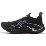 Li Ning Cushioning Slip Resistant Abrasion Resistant Low top Running Shoes Unisex Black