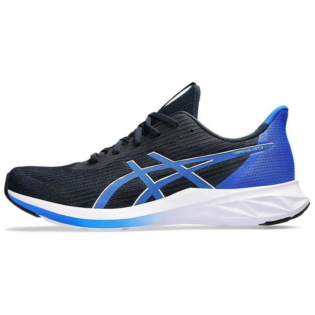 Asics Versablast 3 Comfortable Low top Running Shoes Men's Blue Black