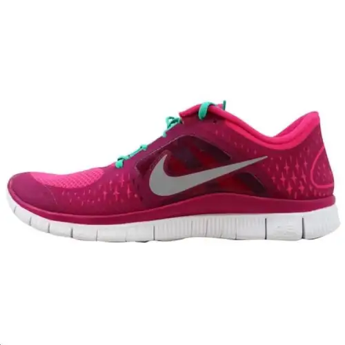 Nike Free Run+ 3 Pink Force/Reflect Silver Sport Fuchsia Women's