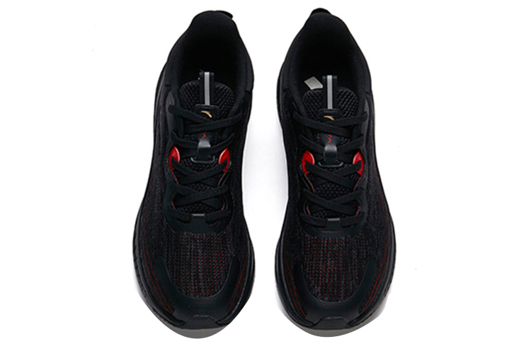 Anta Breathable Low top Running Shoes Men’s Black Red