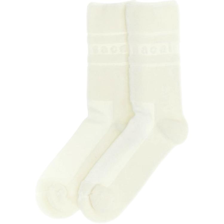 Женские носки Sacai Logo socks (белые)