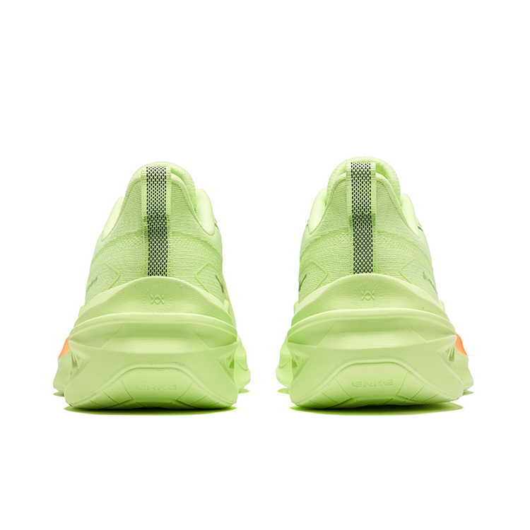 Erke Cushioning Rebound Low top Casual Running Shoes Men’s Fluorescent Sprout Green Starry Blue