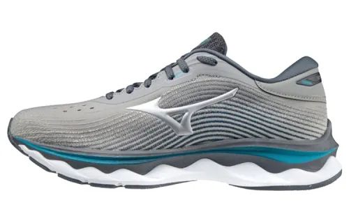 Mizuno Wave Sky 5 'Gray Silver Blue' Women's