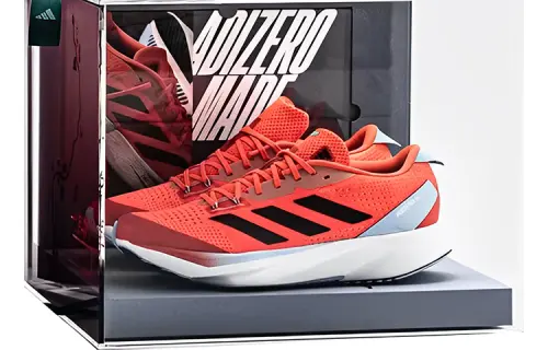 Adidas Adizero SL Comfortable Slip Resistant, Abrasion Resistant, Lightweight Low top Running Shoes Men's Red White