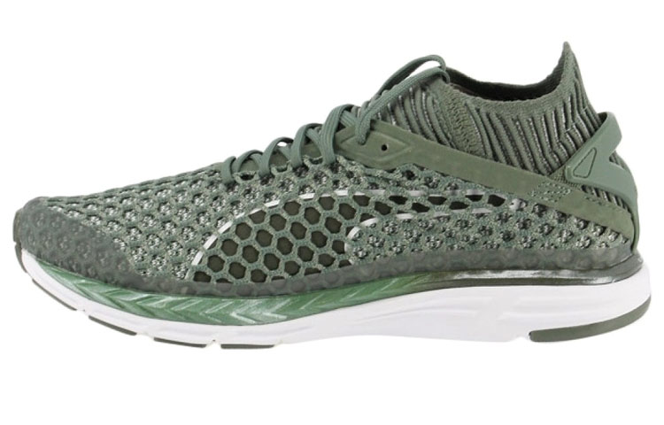 PUMA Speed Ignite Netfit 2 Running Shoes Women's Mid Top Army Green