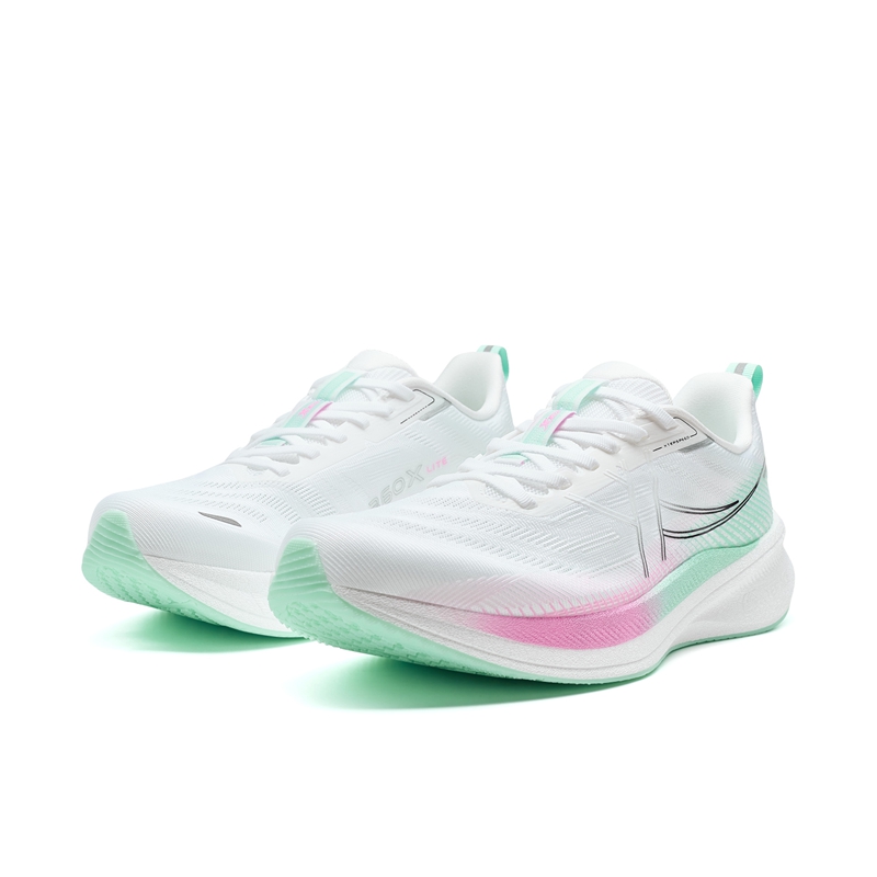 XTEP 360X 2.0 LITE Low top XTEP ACE Technology Training Long Distance Running Shoes Men’s White Pink Green