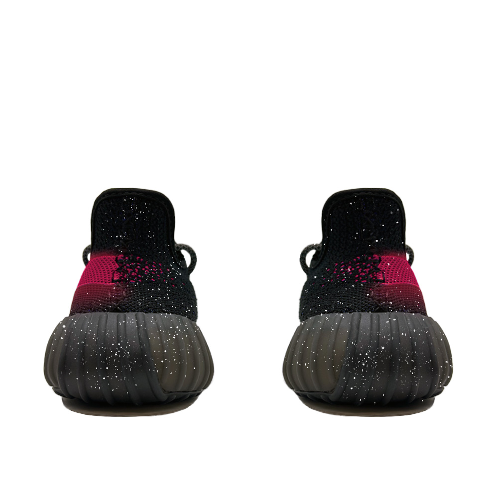 Adidas Originals Yeezy Boost 350 V2 Abrasion Resistant Low top Running Shoes Unisex Black Red