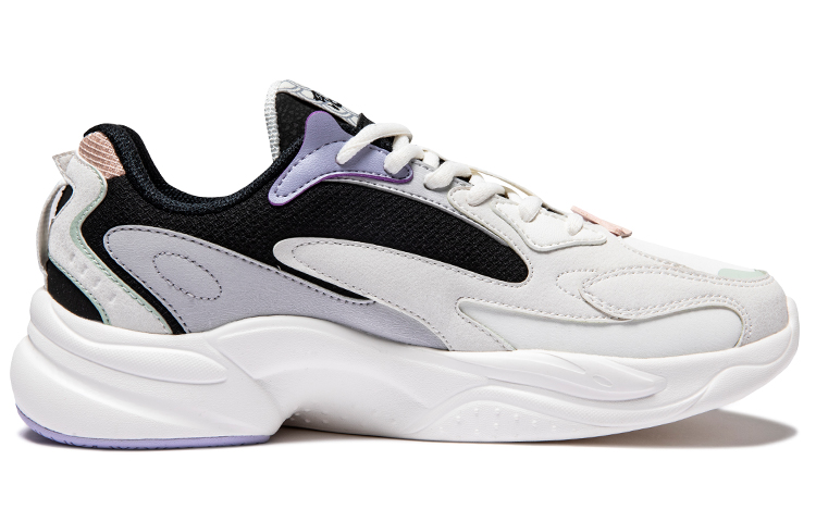 Erke Kunlun Five Elements Low top Running Shoes Women’s White Black