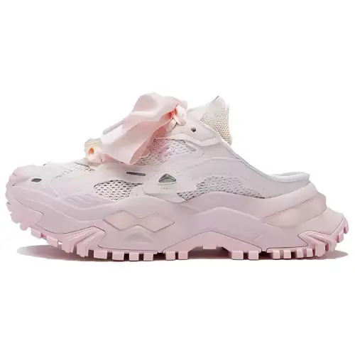 FILA FUSION Bianco Abrasion Resistant Closed Toe Slippers Women's Pink