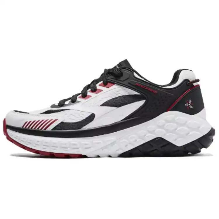Skechers Sport Fabric Low top Casual Running Shoes Men's Gray White