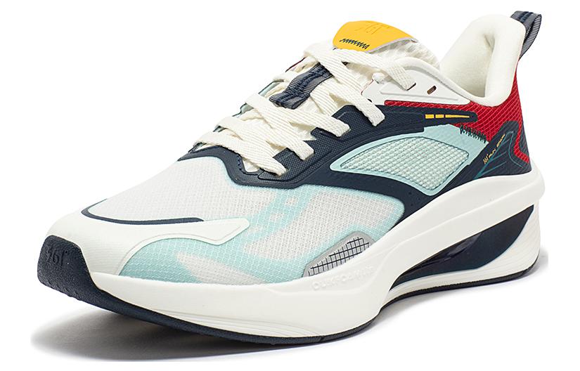 361° Cushioning, Wear Resistant Low top Running Shoes Men’s White Blue