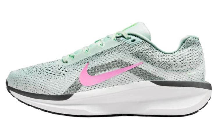 Женские кроссовки Nike Winflo 11 (зелено-розовые)