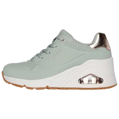 Skechers Uno Comfortable Abrasion Resistant Low top Casual Shoes Women's Green