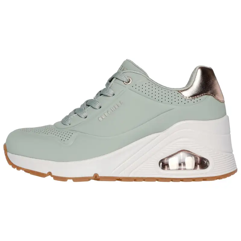 Skechers Uno Comfortable Abrasion Resistant Low top Casual Shoes Women's Green
