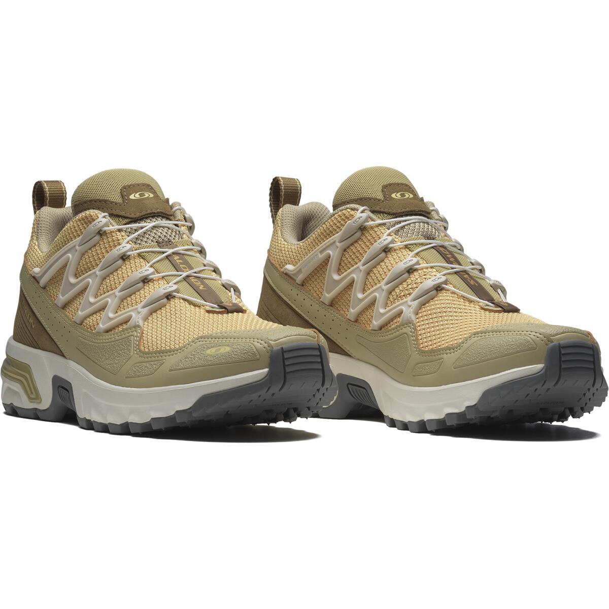 SALOMON ACS+ Abrasion Resistant Low top Casual City Commuting Running Shoes Unisex Light Brown