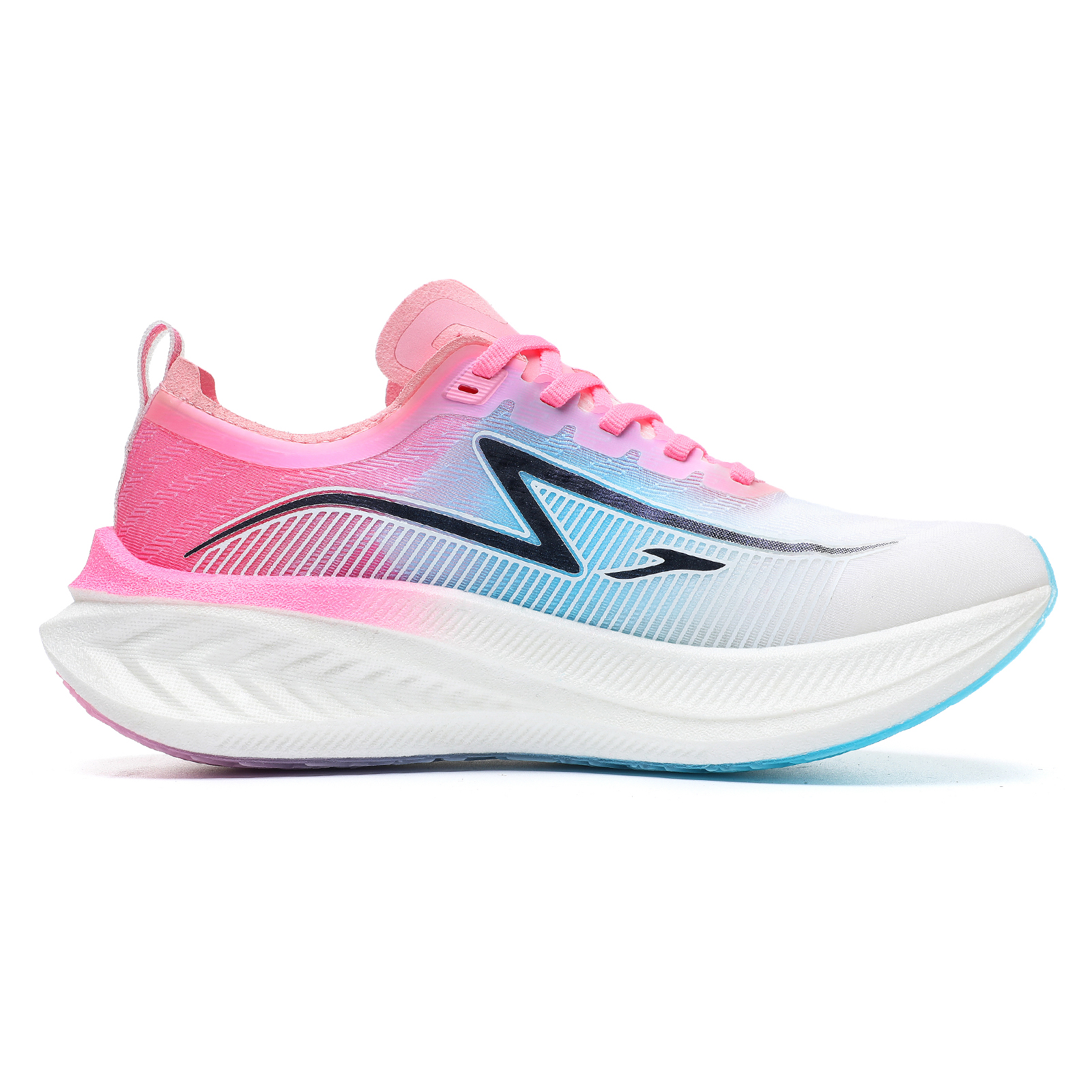 TREEPERI Running Shoes Unisex Low Top Pink/Blue/White