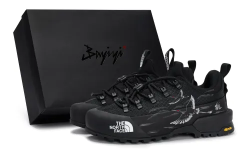 THE NORTH FACE GLENCLYFFE Slip Resistant Low top Running Shoes Men's Black White