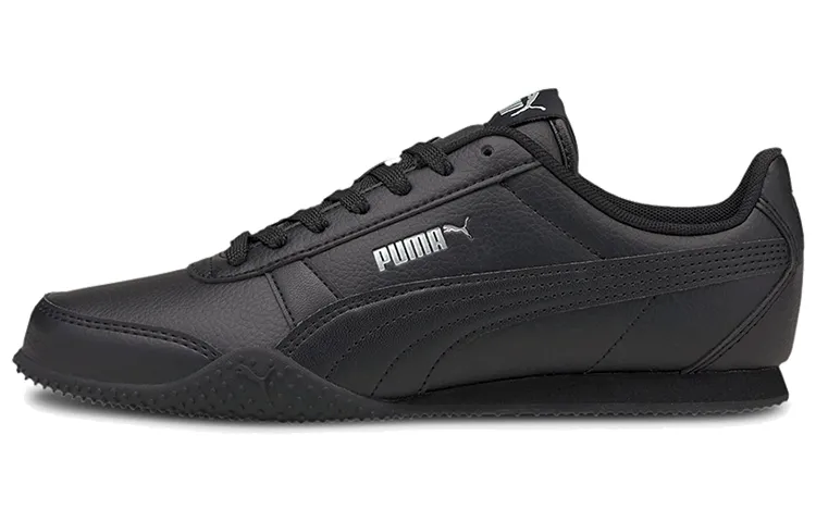 PUMA Bella Synthetic Leather Cushioning Abrasion-Resistant Lightweight Low-top Running Shoes Women's Black