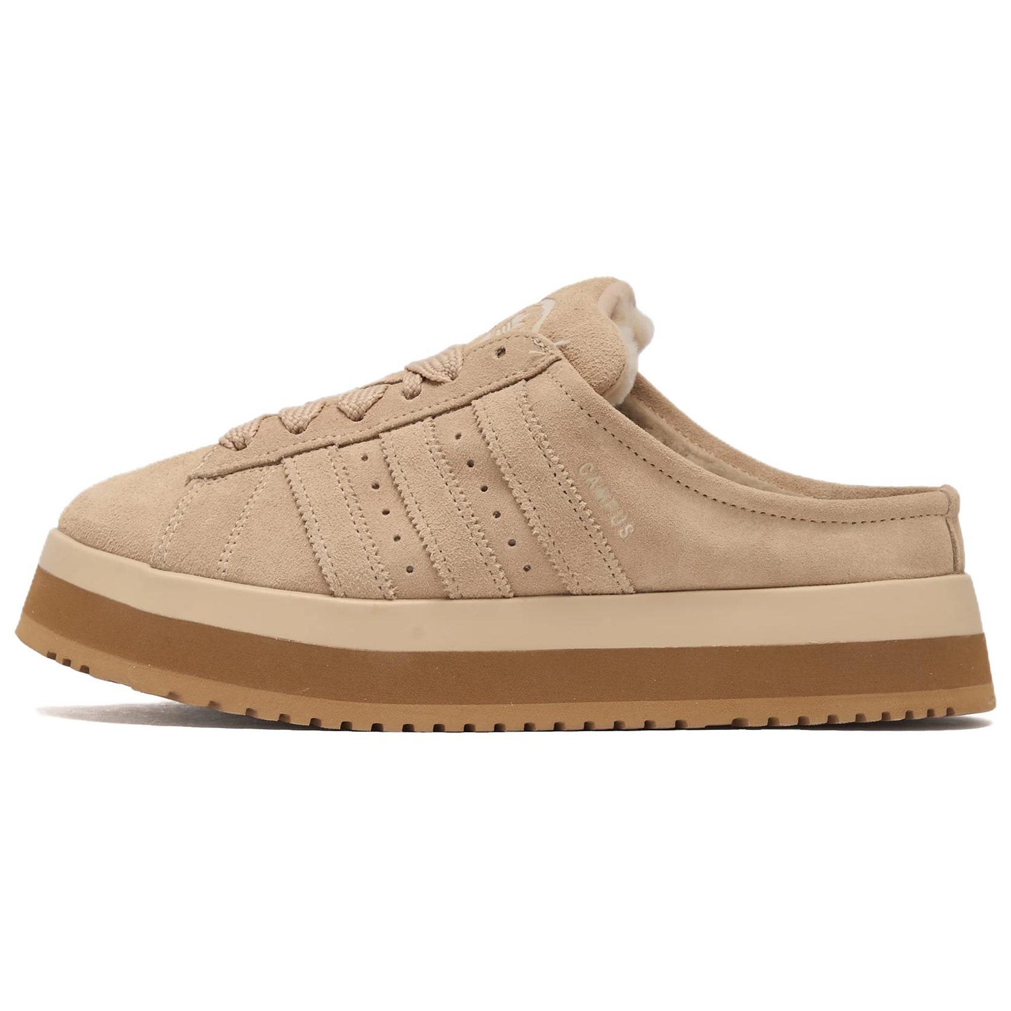 Adidas originals CAMPUS 00s Bread Shoes Fashionable Toe Slippers Women's Beige