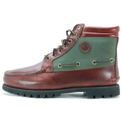 Beams X Timberland AUTHENTICS Collection Outdoor Boots Men's Red Gray