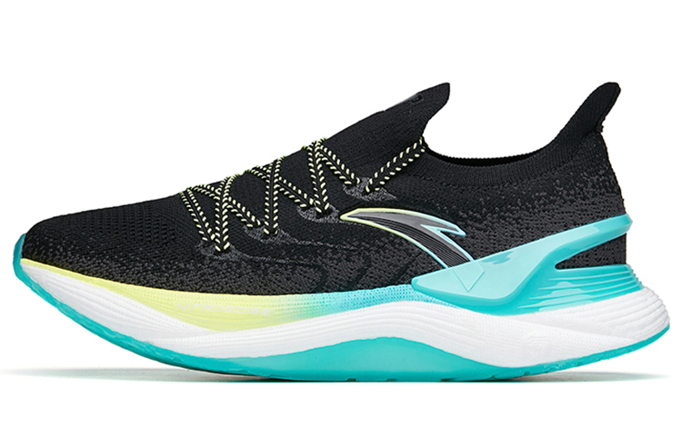 ANTA Chuang 2.0 Pro Running Shoes Men’s Low Top Black/Yellow/Blue